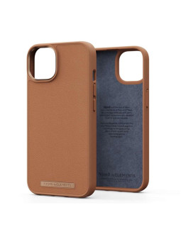 Njord  genuine leather case for iphone 14 (cognac)