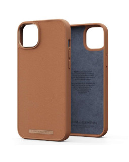 Njord  genuine leather case for iphone 14 plus (cognac)