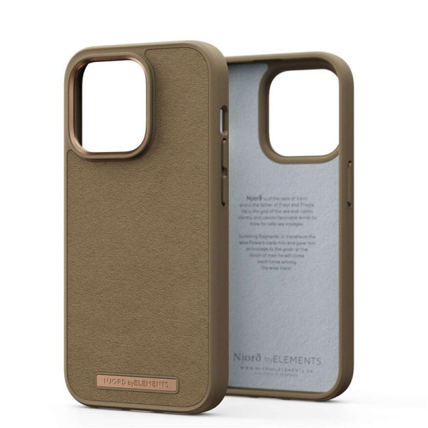 Njord  comfort+ case iphone 14 pro (camel)