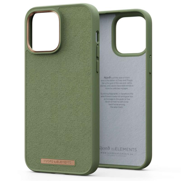 Njord  comfort+ case for iphone 14 pro max (olive)