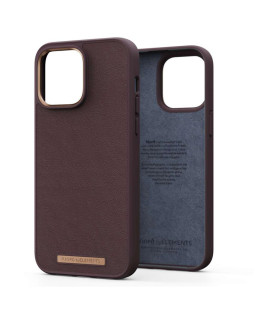Njord  genuine leather case for iphone 14 pro max (brown)