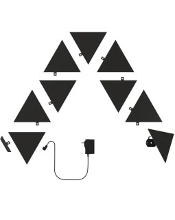 Nanoleaf shapes black triangles starter kit (9 panels)
