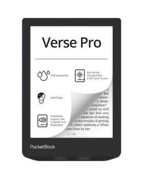 E-luger pocketbook verse pro 6 8gb, sinine