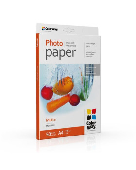 Fotopaber colorway a4, 190 g/m², 50 lehte, matt Fotopaber colorway a4, 190 g/m², 50 lehte, matt