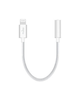 Adapter puro lightning to jack 3,5 mm, 15cm, white