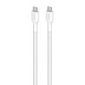 Kaabel puro braided usb-c/usb-c 240w, 2m, white