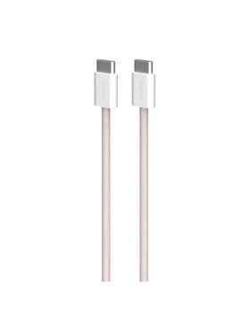 Kaabel puro braided usb-c/usb-c 60w, 1.5m, pink