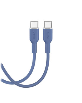 Cable puro soft usb-c/usb-c 1.5m, blue