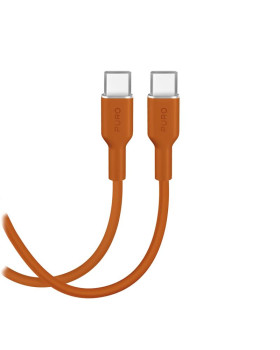 Cable puro soft usb-c/usb-c 1.5m, orange