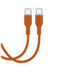 Cable puro soft usb-c/usb-c 1.5m, orange