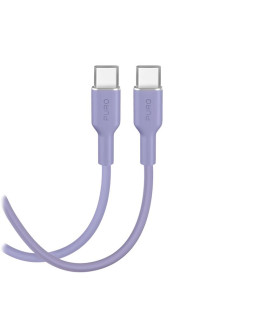 Cable puro soft usb-c/usb-c 1.5m, pink