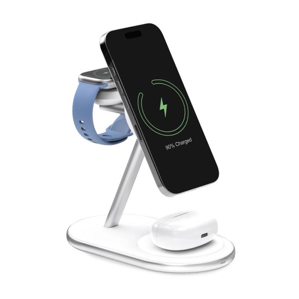 Puro qi2 3 in 1 mag wireless charging stand