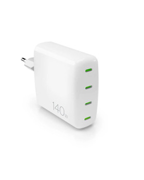 Vooluadapter puro gan 140w 4xusb-c, white Vooluadapter puro gan 140w 4xusb-c, white