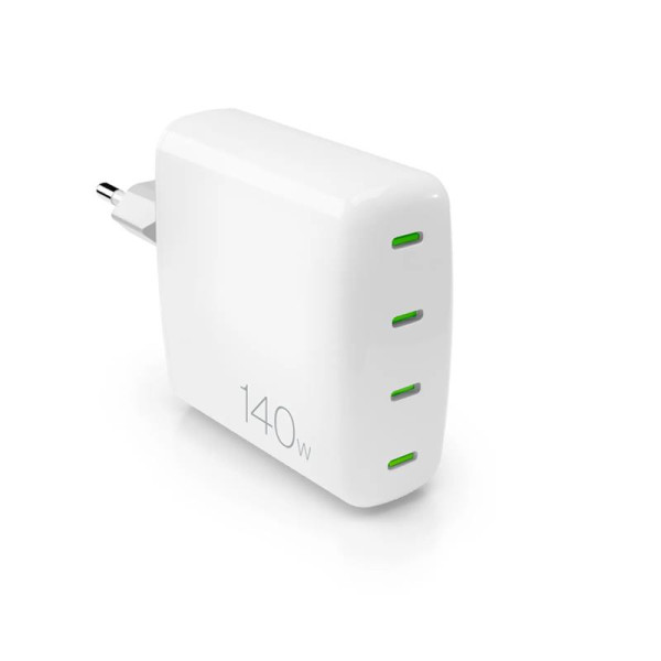 Vooluadapter puro gan 140w 4xusb-c, white Vooluadapter puro gan 140w 4xusb-c, white