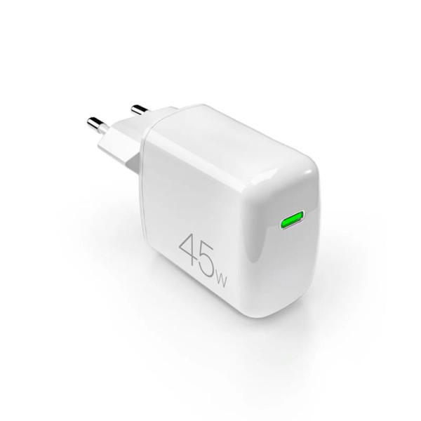 Vooluadapter puro gan 45w usb-c, white