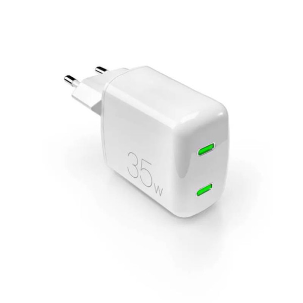 Toalaadija puro 2xusb-c, 35w, valge