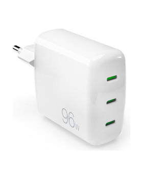 Vooluadapter puro gan 96w 3xusb-c, white Vooluadapter puro gan 96w 3xusb-c, white
