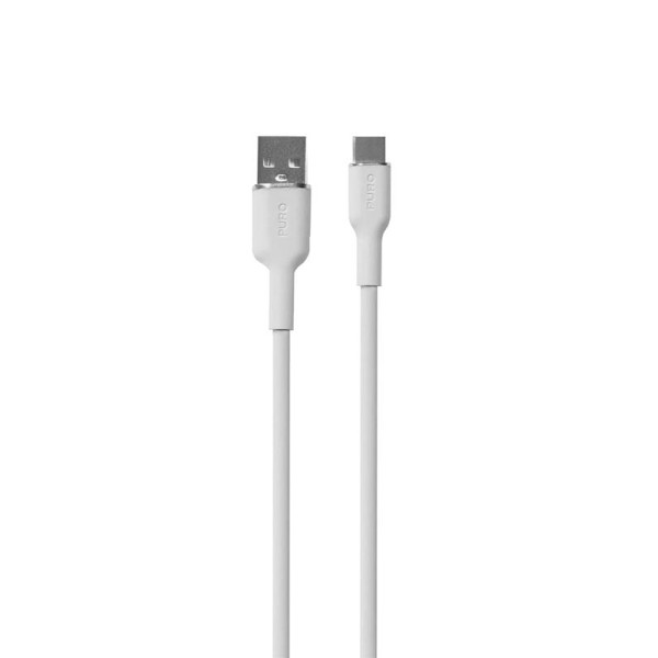 Kaabel puro soft usb/usb-c 1.5m, valge