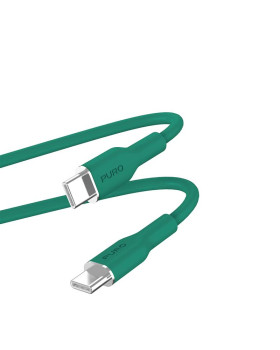 Kaabel puro soft usb-c/usb-c, 1,5 m, tumeroheline