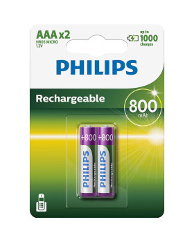Akupatarei philips aaa 800mah 2tk Akupatarei philips aaa 800mah 2tk