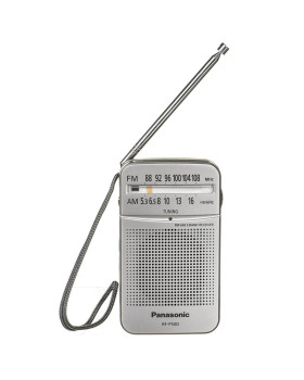 Taskuraadio panasonic, hõbe