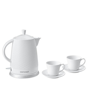 Veekeetja concept, keraamiline, 1,5l + 2 tassi Veekeetja concept, keraamiline, 1,5l + 2 tassi