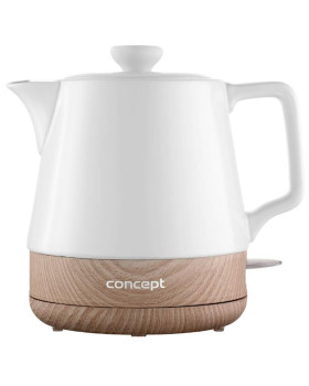 Veekeetja concept, keraamiline, valge 1l