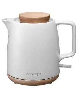 Veekeetja concept, keraamiline, valge 1l Veekeetja concept, keraamiline, valge 1l