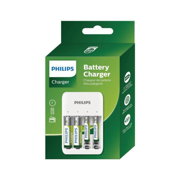 Laadija philips + 2x700mah aaa + 2x1300mah aa