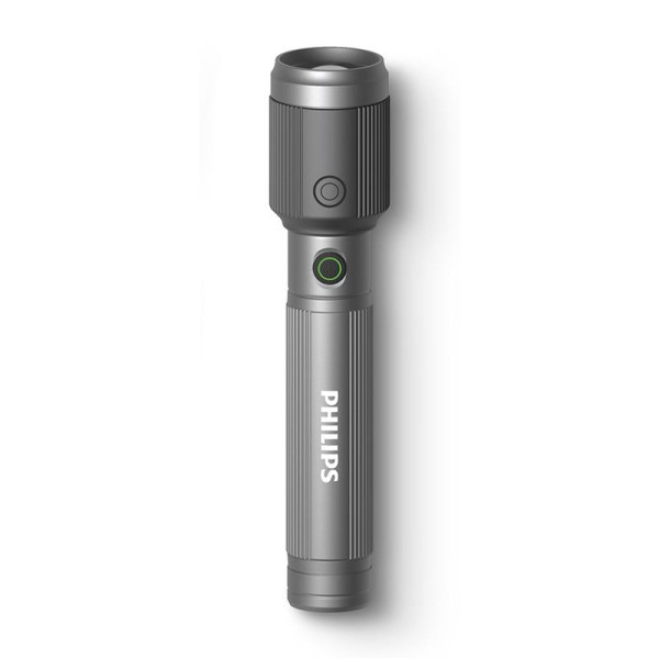 Philips led flashlight 15w, 650 lm, 2000mah, usb-c