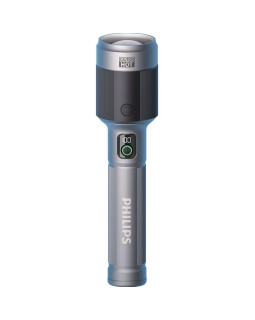 Philips led flashlight 60w, 2200 lm, 9000mah, usb-c