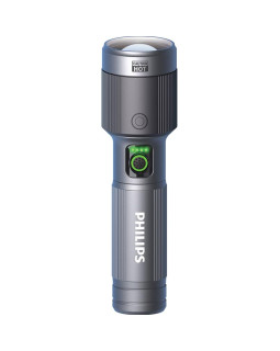 Philips led flashlight 30w, 1500 lm, 2000mah, usb-c