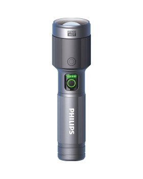 Philips led flashlight 30w, 1500 lm, 2000mah, usb-c