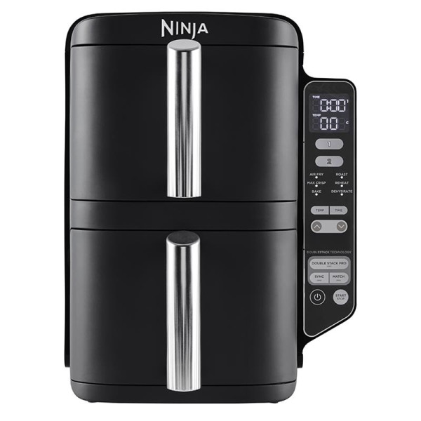 Kuumaõhufritüür ninja double stack 2-korvi, 7,6l Kuumaõhufritüür ninja double stack 2-korvi, 7,6l