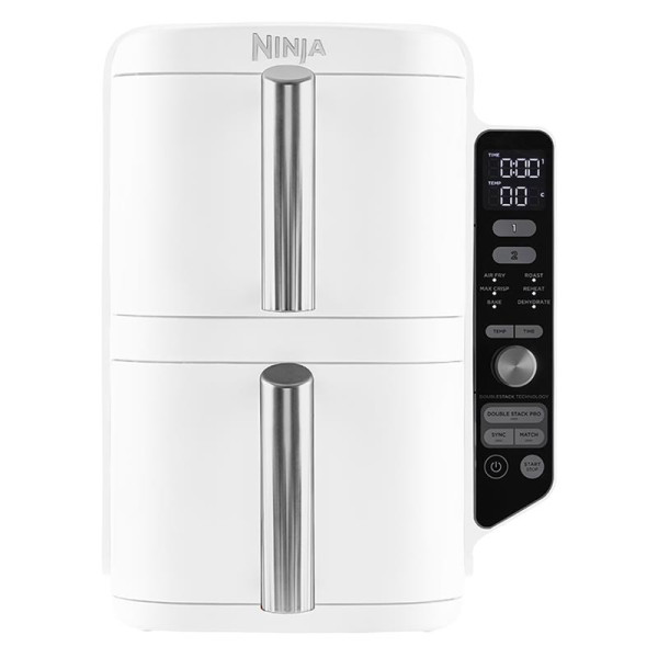 Kuumaõhufritüür ninja double stack xl, 9.5l, valge