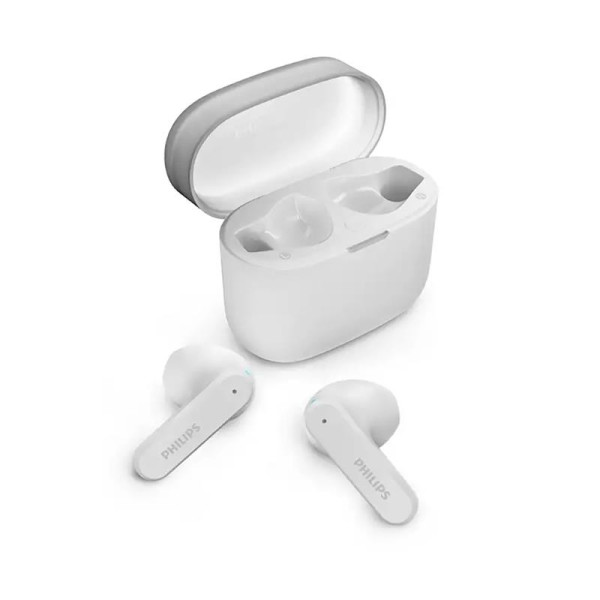 Täielikult juhtmevabad kõrvaklapid philips, valge