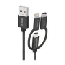 Cable sbs 3-in-1 usb/usb-c/microusb/lightning 1,2m