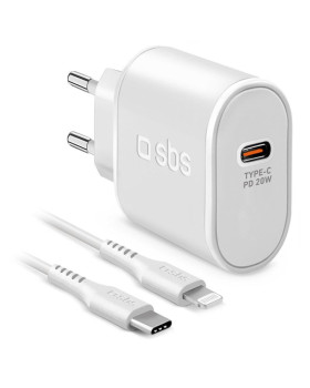 Vooluadapter sbs 20w kit lightning