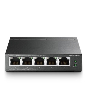 Tp-link 5-port gigabit 4xpoe desktop switch
