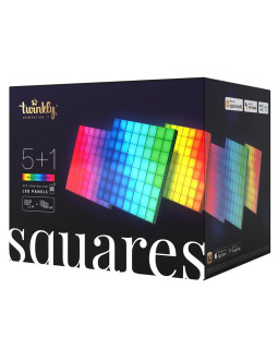 Twinkly valguspaneel squares 7tk/0,2x0,2m/ip20