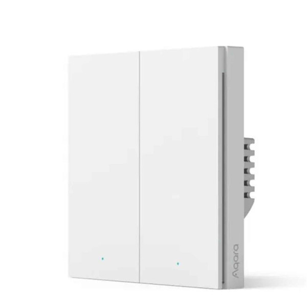 Aqara smart wall switch h1 (no neutral, double rocker)
