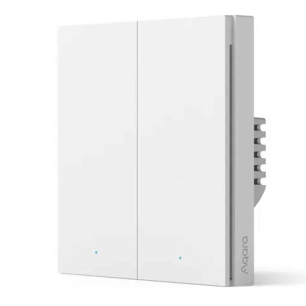 Aqara smart wall switch h1 (with neutral, double rocker) Aqara smart wall switch h1 (with neutral, double rocker)