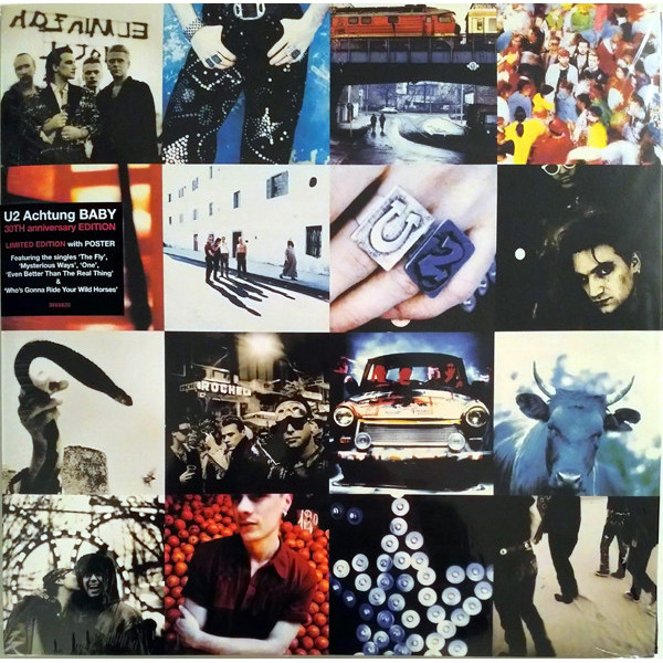 U2-ACHTUNG BABY 2LP Vinüülplaadid