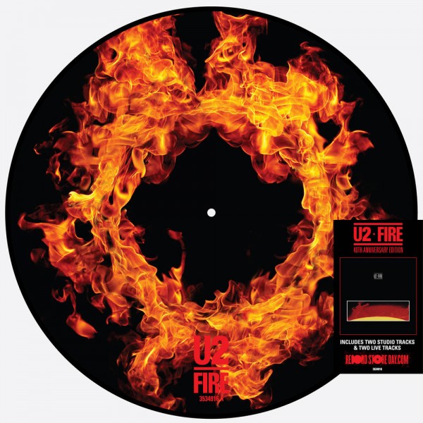 U2-FIRE (RSD 2021) Limited Edition, Picture Disc Vinüülplaadid