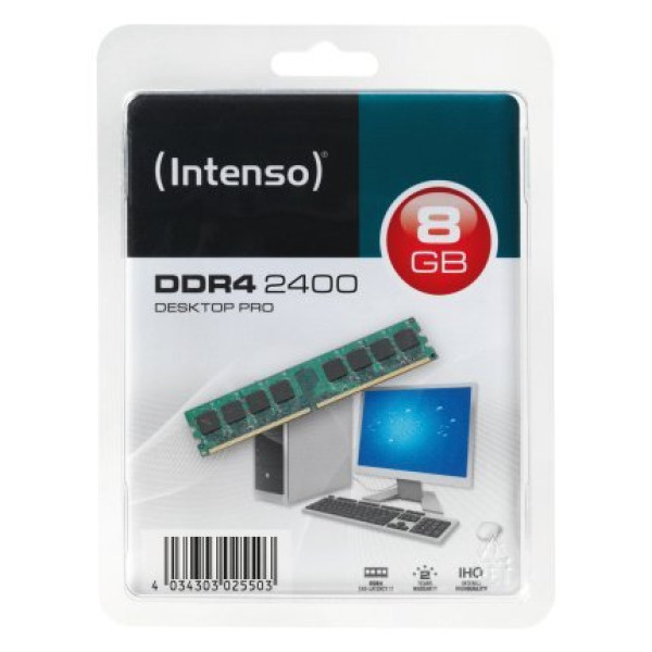 Intenso DIMM DDR4 8GB 2400Mhz 5642160 Arvuti komponendid