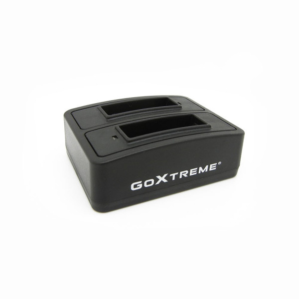 GoXtreme Dual charger f. batt R-WiFi,Enduro,Disc,Pio 01491 Kaamerate tarvikud