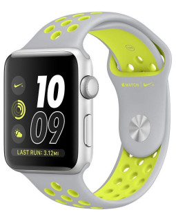Apple iWatch Nike+ 38mm Silver Aluminium/Silver Yellow Sport Band MNYP2ZP/A USED (grade:A)