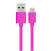 Energizer Hightech Ultra Flat Micro-USB Cable 1.2m pink (C21UBMCGPK4) Muu