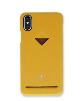 VixFox Card Slot Back Shell for Iphone 7/8 plus mustard yellow