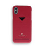 VixFox Card Slot Back Shell for Samsung S9 ruby red